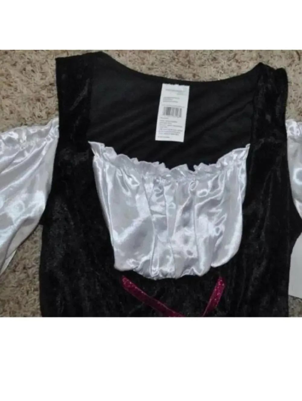 Pirate & Make-Up Halloween Costume 7/9 Caribbean Pink Dress 3 Pc Junior Teen